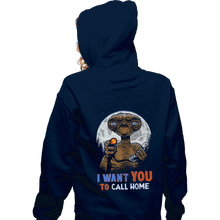 Load image into Gallery viewer, Daily_Deal_Shirts Zippered Hoodies, Unisex / Small / Navy Uncle E.T.
