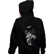 Load image into Gallery viewer, Shirts Zippered Hoodies, Unisex / Small / Black Ludwig Van - A Clockwork Orange
