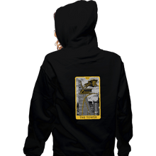 Load image into Gallery viewer, Shirts Zippered Hoodies, Unisex / Small / Black Tarot The Tower
