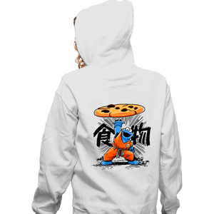 Shirts Zippered Hoodies, Unisex / Small / White Cookie Disc