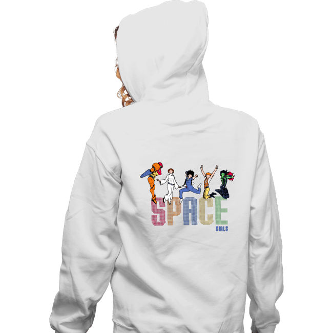 Shirts Zippered Hoodies, Unisex / Small / White Space Girls
