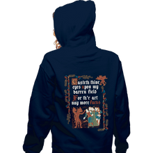 Load image into Gallery viewer, Daily_Deal_Shirts Zippered Hoodies, Unisex / Small / Navy Illuminated Fields
