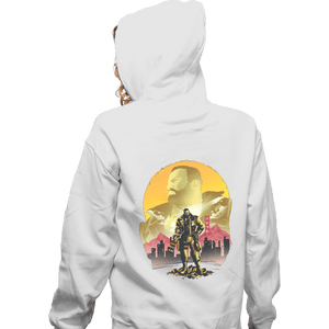 Daily_Deal_Shirts Zippered Hoodies, Unisex / Small / White AVALANCHE Leader