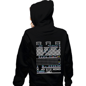 Shirts Zippered Hoodies, Unisex / Small / Black Lemmings Christmas