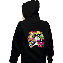 Load image into Gallery viewer, Secret_Shirts Zippered Hoodies, Unisex / Small / Black The Smash Team
