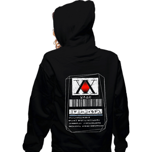 Shirts Zippered Hoodies, Unisex / Small / Black Hunter License