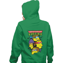 Load image into Gallery viewer, Shirts Zippered Hoodies, Unisex / Small / Irish Green Ninja Bullies
