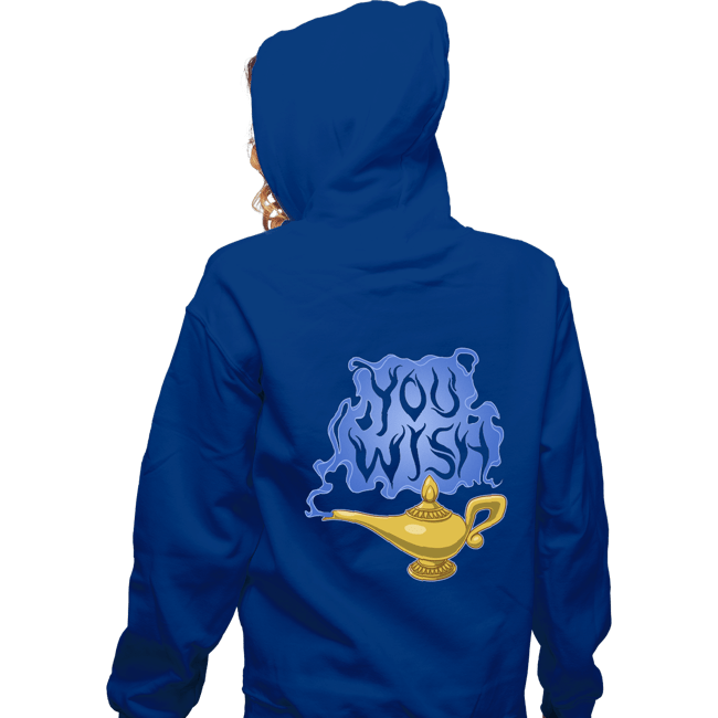 Daily_Deal_Shirts Zippered Hoodies, Unisex / Small / Royal Blue You Wish