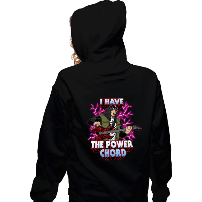 Secret_Shirts Zippered Hoodies, Unisex / Small / Black Power Chord