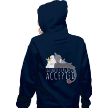 Load image into Gallery viewer, Secret_Shirts Zippered Hoodies, Unisex / Small / Navy Laziness Challenge Secret Sale
