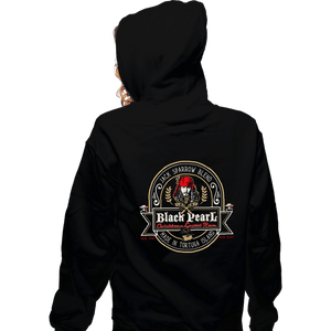 Daily_Deal_Shirts Zippered Hoodies, Unisex / Small / Black Black Pearl Rum