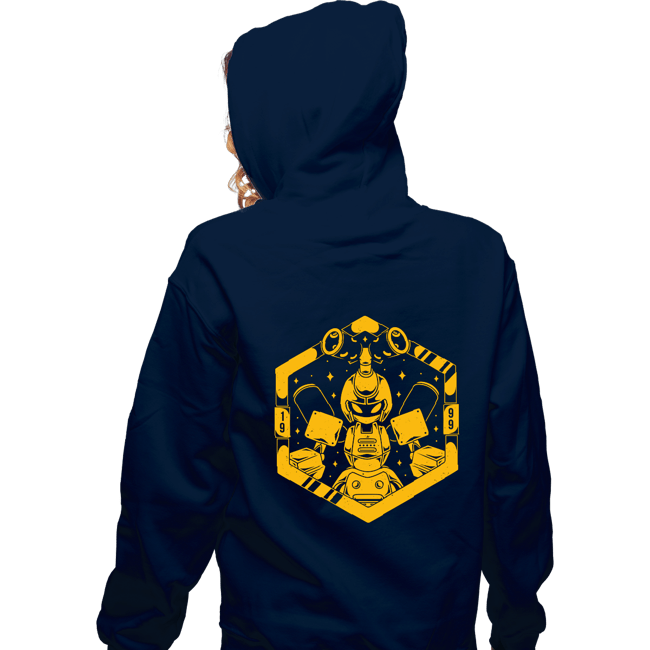 Shirts Zippered Hoodies, Unisex / Small / Navy Kabuto Type Robot