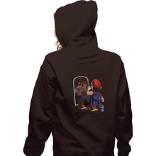 Load image into Gallery viewer, Shirts Zippered Hoodies, Unisex / Small / Dark Chocolate Get In Shape

