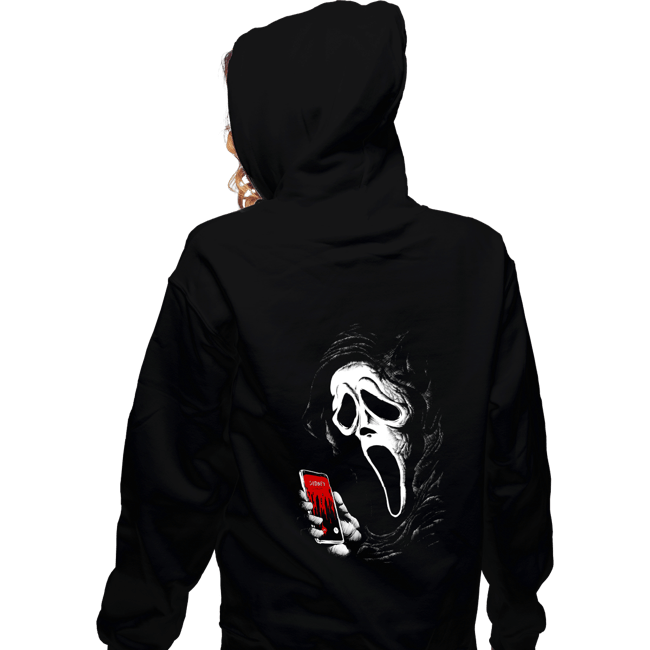 Secret_Shirts Zippered Hoodies, Unisex / Small / Black Ghost Call