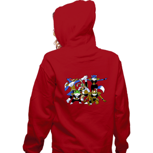 Shirts Zippered Hoodies, Unisex / Small / Red Fox Force