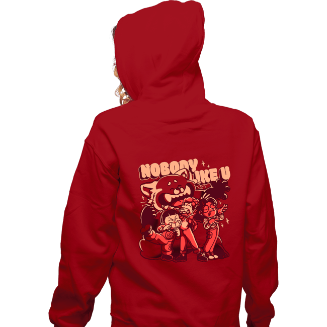 Daily_Deal_Shirts Zippered Hoodies, Unisex / Small / Red Nobody Like U