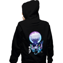 Load image into Gallery viewer, Daily_Deal_Shirts Zippered Hoodies, Unisex / Small / Black Hunter Killua
