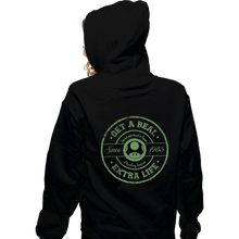 Load image into Gallery viewer, Shirts Zippered Hoodies, Unisex / Small / Black Life
