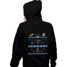 Load image into Gallery viewer, Daily_Deal_Shirts Zippered Hoodies, Unisex / Small / Black Jingle Smells &#39;66
