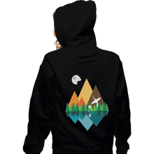 Load image into Gallery viewer, Shirts Pullover Hoodies, Unisex / Small / Black Forest View
