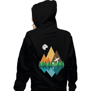 Shirts Pullover Hoodies, Unisex / Small / Black Forest View