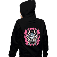 Load image into Gallery viewer, Shirts Zippered Hoodies, Unisex / Small / Black Hannya Mask
