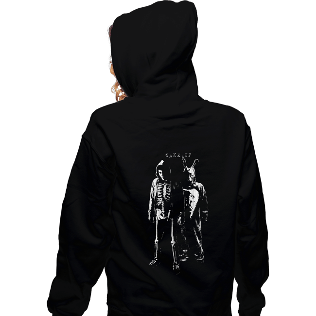 Daily_Deal_Shirts Zippered Hoodies, Unisex / Small / Black WakeUp