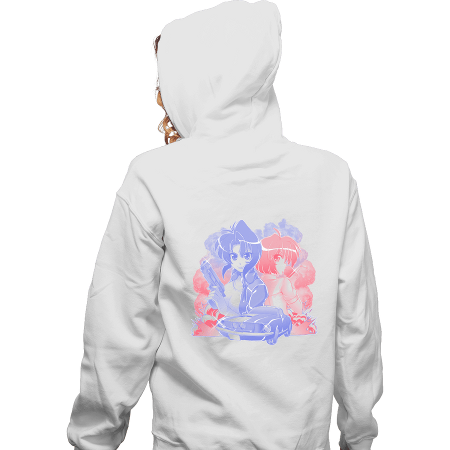 Shirts Zippered Hoodies, Unisex / Small / White Gunsmith Cats