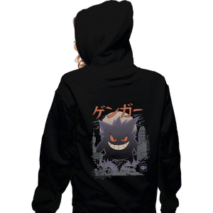 Secret_Shirts Zippered Hoodies, Unisex / Small / Black Ghost Type Kaiju