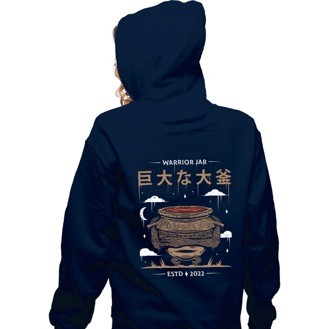 Daily_Deal_Shirts Zippered Hoodies, Unisex / Small / Navy The Warrior Jar