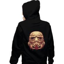 Load image into Gallery viewer, Shirts Pullover Hoodies, Unisex / Small / Black Skull Trooper

