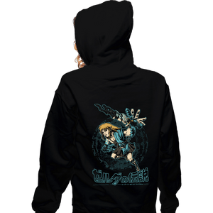 Daily_Deal_Shirts Zippered Hoodies, Unisex / Small / Black The Swordsman