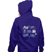 Load image into Gallery viewer, Shirts Pullover Hoodies, Unisex / Small / Violet Segies
