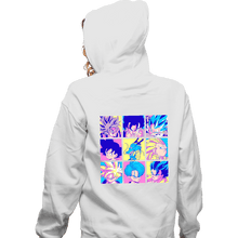 Load image into Gallery viewer, Shirts Zippered Hoodies, Unisex / Small / White Saiyan Colors
