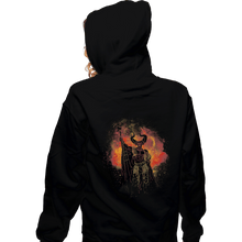 Load image into Gallery viewer, Shirts Zippered Hoodies, Unisex / Small / Black Lord Of Darkness Art
