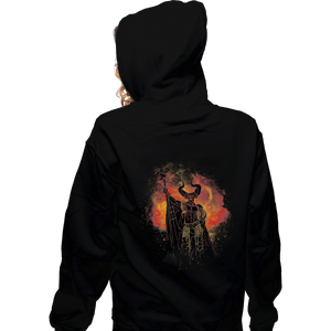 Shirts Zippered Hoodies, Unisex / Small / Black Lord Of Darkness Art