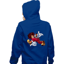 Load image into Gallery viewer, Daily_Deal_Shirts Zippered Hoodies, Unisex / Small / Royal Blue Kingdom Adventure

