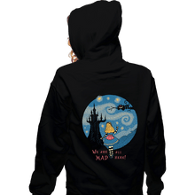 Load image into Gallery viewer, Daily_Deal_Shirts Zippered Hoodies, Unisex / Small / Black Starry Wonderland
