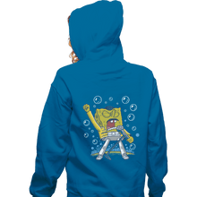 Load image into Gallery viewer, Shirts Zippered Hoodies, Unisex / Small / Royal Blue Sponge Freddy
