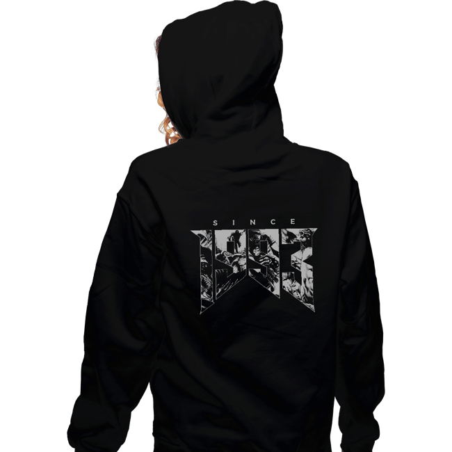 Secret_Shirts Zippered Hoodies, Unisex / Small / Black 1993 Doom