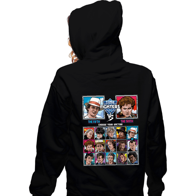 Shirts Zippered Hoodies, Unisex / Small / Black Time Fightersd 5th VS 6th