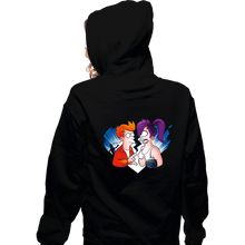 Load image into Gallery viewer, Daily_Deal_Shirts Zippered Hoodies, Unisex / Small / Black Future Friendzone
