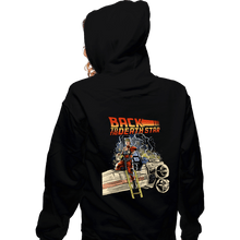Load image into Gallery viewer, Daily_Deal_Shirts Zippered Hoodies, Unisex / Small / Black Back To The Death Star
