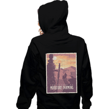Load image into Gallery viewer, Shirts Zippered Hoodies, Unisex / Small / Black The Future Of Moisture Farming
