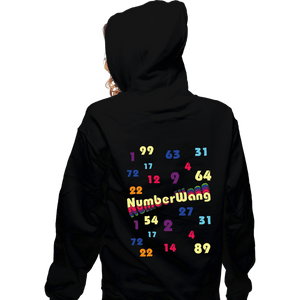 Daily_Deal_Shirts Zippered Hoodies, Unisex / Small / Black Numberwang