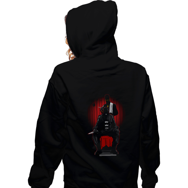 Secret_Shirts Zippered Hoodies, Unisex / Small / Black At The Barbers