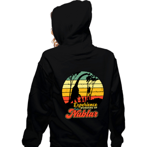 Daily_Deal_Shirts Zippered Hoodies, Unisex / Small / Black Wonder Island