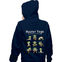 Load image into Gallery viewer, Secret_Shirts Zippered Hoodies, Unisex / Small / Navy Master Yoga!
