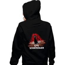 Load image into Gallery viewer, Secret_Shirts Zippered Hoodies, Unisex / Small / Black Evil Schrödinger

