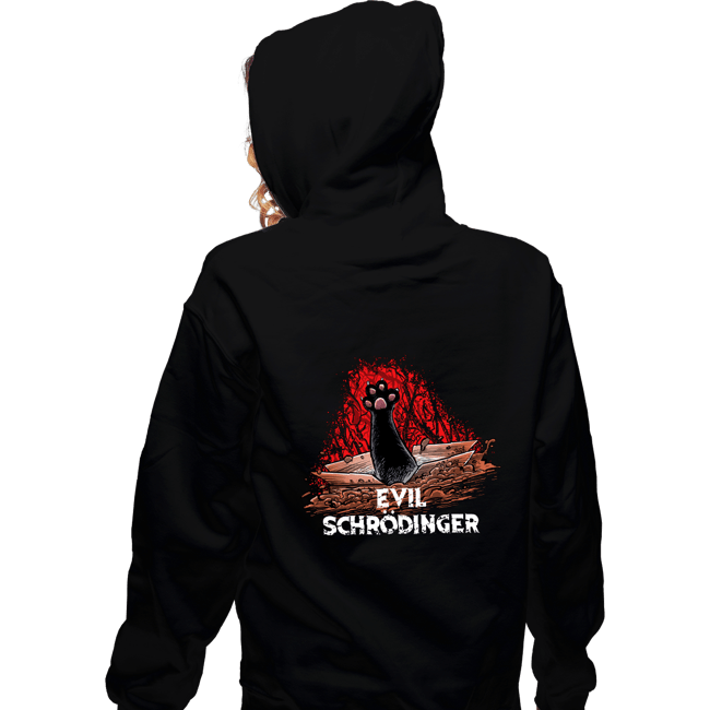 Secret_Shirts Zippered Hoodies, Unisex / Small / Black Evil Schrödinger